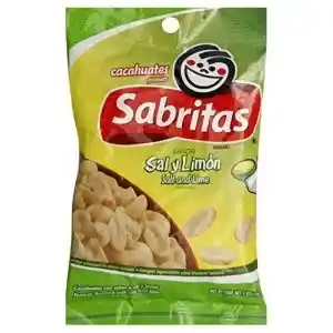 Cacahuetes Sal y Lima Sabritas 198g